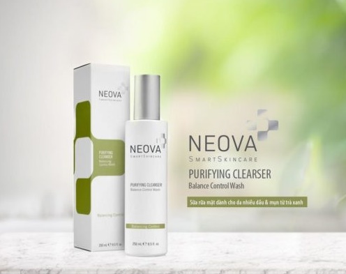 sữa rửa mặt neova purifying cleanser balancing control wash