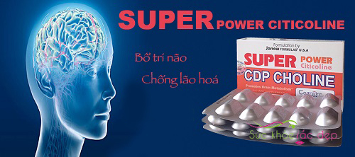 Cách sử dụng Super Power Citicoline 250mg
