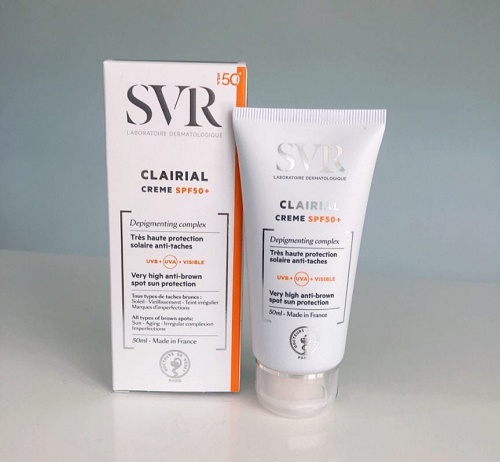svr clairial creame spf50+ thích hợp dùng cho mọi loại da