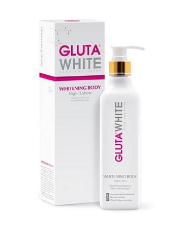 Kem trắng da toàn thân ban đêm Gluta White Whitening Body Night Lotion