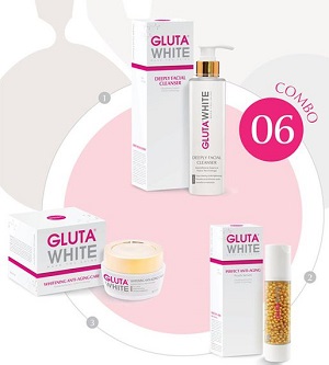 Combo6: Gluta White liệu trình chống lão hóa chuyên sâu