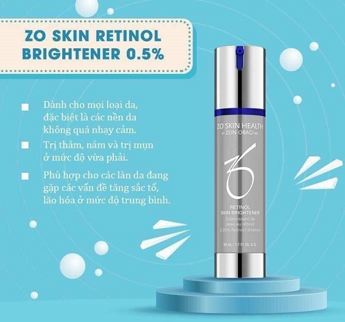 zo retinol skin brighter 0,25% thích hợp dùng cho mọi loại da