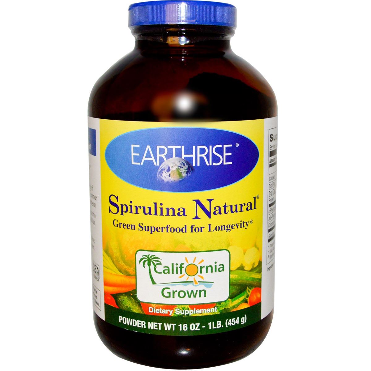 Earthrise Spirulina Natural  Powder - giải pháp tăng cân cho người gầy