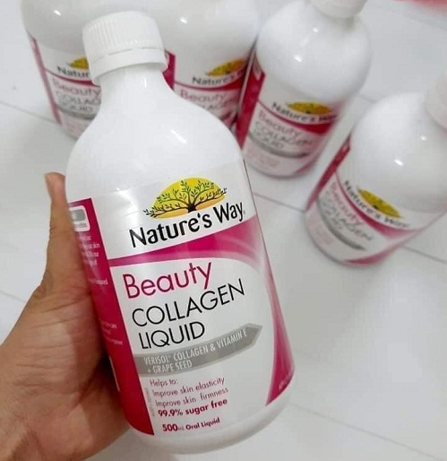 nature's way beauty collagen liquid nuôi dưỡng làn da khỏe đẹp tự nhiên