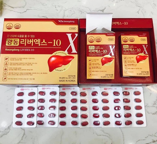  kwangdong liverx- 10 giải độc thanh lọc cơ thể