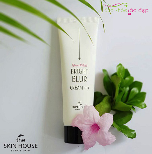 kem dưỡng the skin house bright blur cream