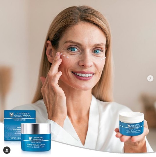 Kem dưỡng chống lão hóa nâng cơ Janssen Cosmetics Marine Collagen Cream 50ml