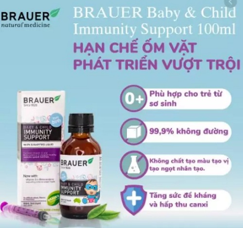 brauer baby & child immunity support an toàn cho sức khỏe