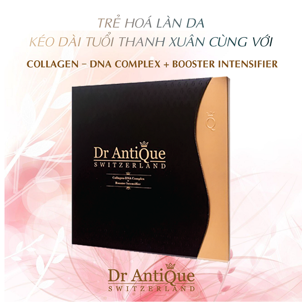 Bộ sản phẩm trẻ hóa da Dr AntiQue Collagen DNA Complex + Booster Intensifier