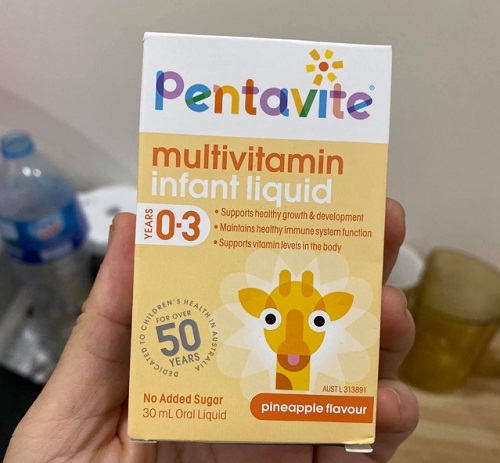 pentavite multivitamin infant liquid - giải pháp cho bé yêu phát triển toàn diện