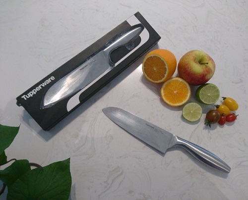 pro-asian santoku knife tupperware được dùng để thái gọt thực phẩm