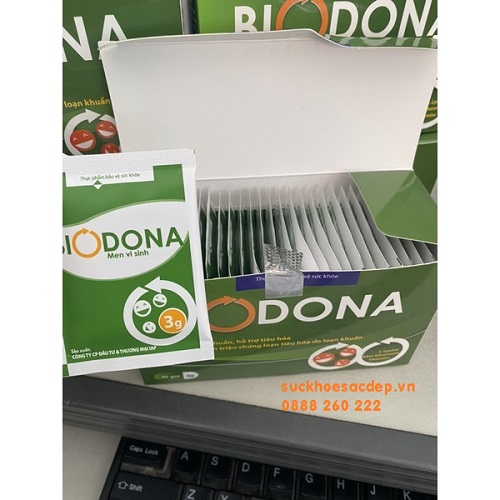 men hỗ trợ tiêu hóa Biodona