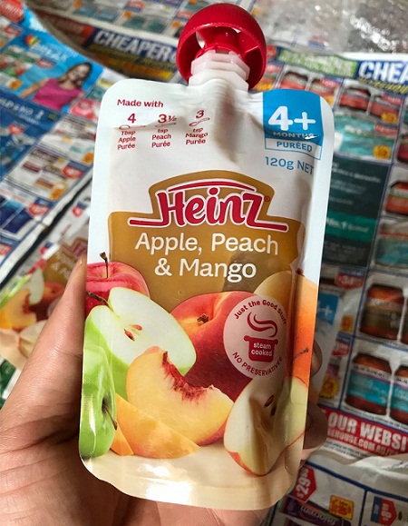 heinz apple peach mango 