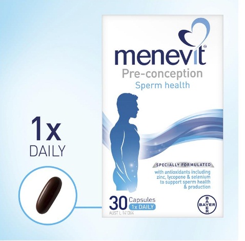 menevit pre - conception sperm health tăng cường số lượng và chất lượng tinh trùng