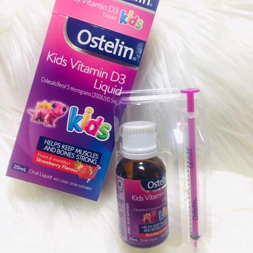 ostelin vitamin d liquid kids 20ml của úc