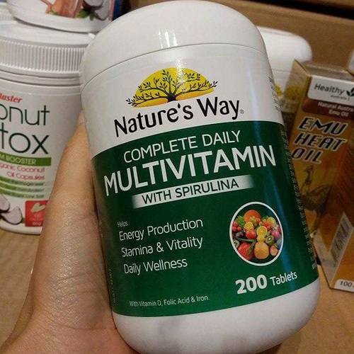 complete daily multivitamin with spirulina an toàn cho sức khỏe