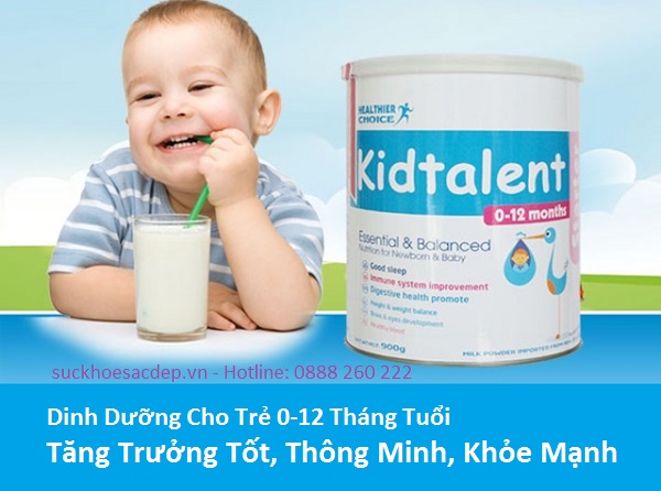 Sữa Kidtalent Starter cho trẻ 0-12 tháng tuổi