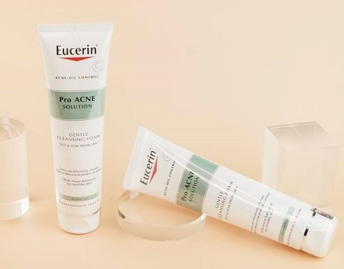 sữa rửa mặt  eucerin pro acne cleansing foam