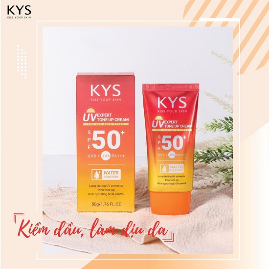 Kem chống nắng nâng tông KYS UV Expert Tone Up Cream SPF50+/PA+++