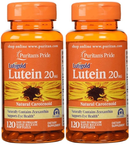 Bổ mắt lutein 20 mg with zeaxanthin puritan's pride 120v