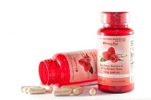 Raspberry ketones & white kidney bean 600 mg Complex hạn chế cảm giác thèm ăn
