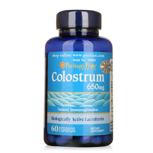 colostrum 650 mg puritan’s pride 60 viên