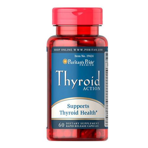 thyroid action puritan's pride lọ 60 viên