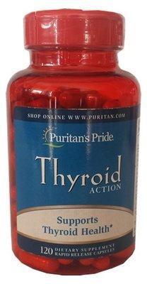 Uống 1 viên thyroid action puritan's pride mỗi ngày cung cấp đủ iot cho tuyến giáp