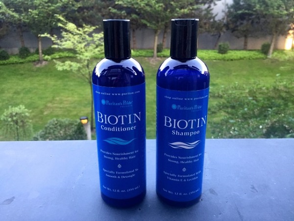 Tác dụng của puritan's pride biotin shampoo ngăn gàu và giảm gãy rụng tóc
