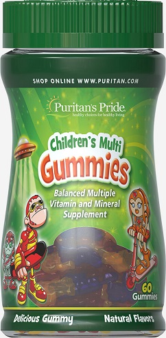 Bố mẹ nên kiểm soát chỉ cho bé nhai 2 cái children's multivitamin gummy mỗi ngày