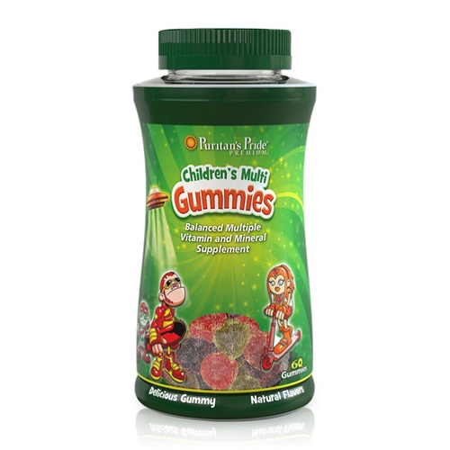 children's multivitamin gummy lọ 60 cái puritan's pride