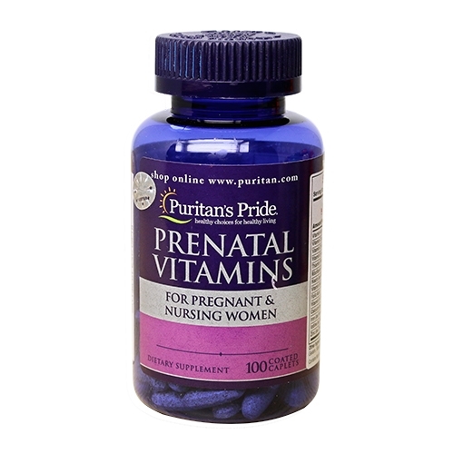 prenatal vitamins lọ 100 viên puritan's pride
