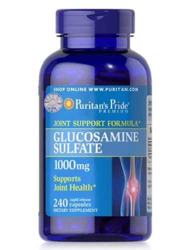 glucosamine sulfate 1000 mg capsules puritan's pride 240 viên