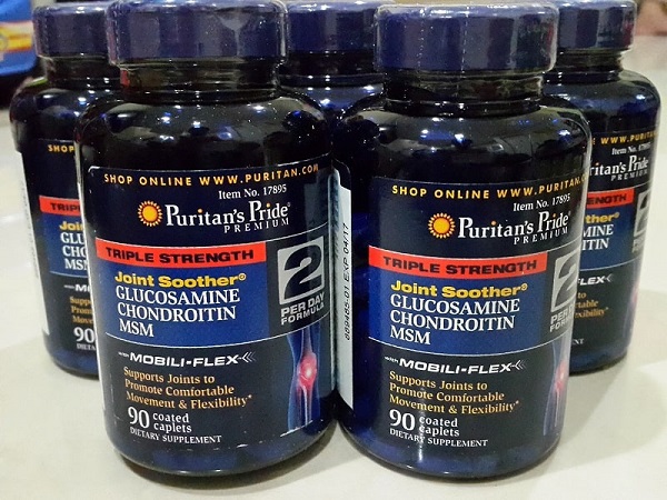 Triple strength glucosamine chondroitin msm bổ sung dưỡng chất tốt nhất nuôi sụn