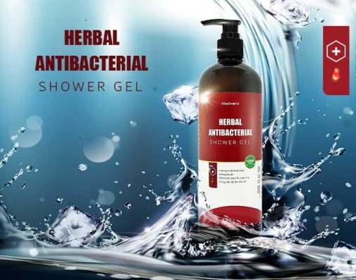 gel tắm herbal antibacterial shower gel 500g chứa các thành phần an toàn cho da