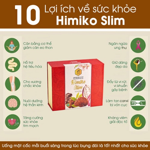bột cacao himiko slim giúp giảm cân an toàn hiệu quả nhanh chóng