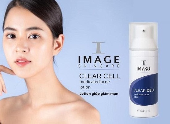 image skincare clear cell medicated acne lotion thẩm thấu nhanh không gây nhờn rít