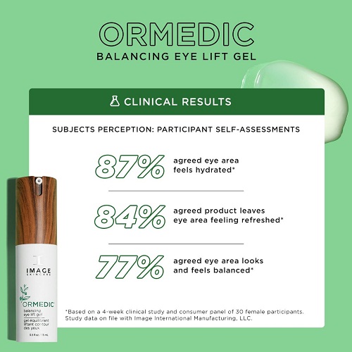 hiệu quả sau khi sử dụng ormedic balancing eye lift gel