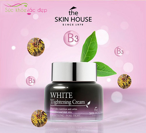 kem dưỡng the skin house white tightening cream