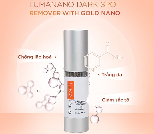 những tác dụng của luma nano dark spot remover with gold nano serum
