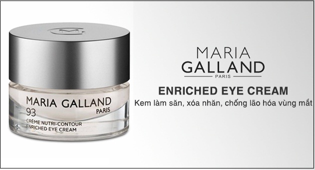 maria galland 93 enriched eye cream dùng cho người từ 18 tuổi trở lên