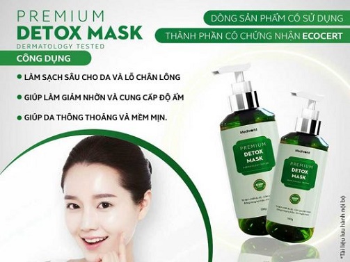 mặt nạ thải độc mediword premium detox mask