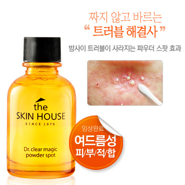 Dung Dịch Giảm Mụn Nhanh Dr. Clear Magic Powder Spot 30ml Hàn Quốc