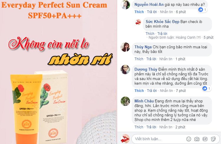 Kem Chống Nắng Everyday Perfect Sun Cream SPF50+PA+++ 