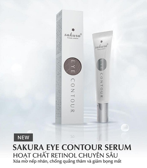 sakura eye contour serum nhật bản