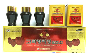 Cao nấm linh chi đỏ núi đá hộp 5 lọ Hàn Quốc chính hãng