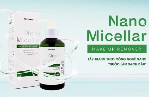 nano micellar make up remover được chứng nhận thích hợp vơi mọi loại da