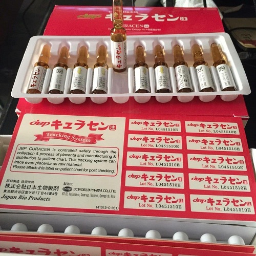 Tế bào gốc Nhật Bản Curacen Human Placenta Extract 