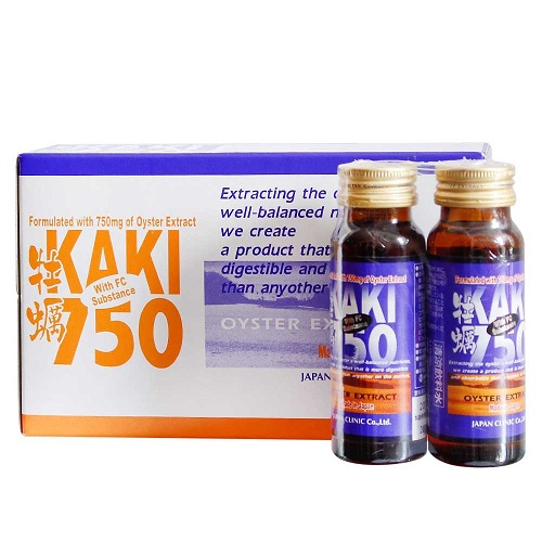 Công dụng của nước uống tinh chất hàu Nhật Bản Kaki 750