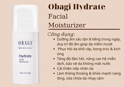  công dụng của obagi hydrate facial moisturizer 1.7 oz